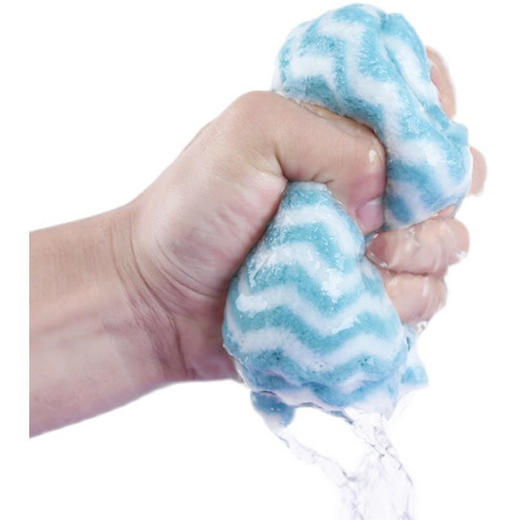 「10条装！干湿两用」加厚双面珊瑚绒水波纹懒人抹布 居家日用吸水清洁工具布 商品图4