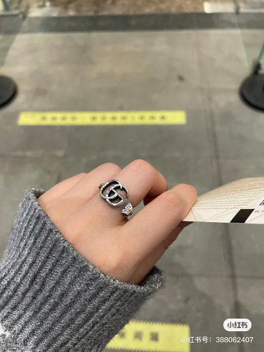 Gucc*双G钥匙戒指 商品图0