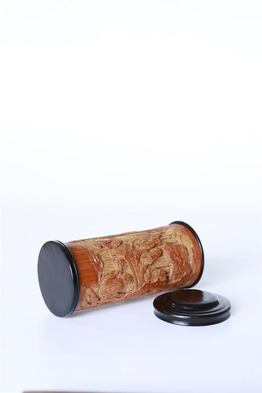 竹林七贤°竹雕茶叶罐 商品图6