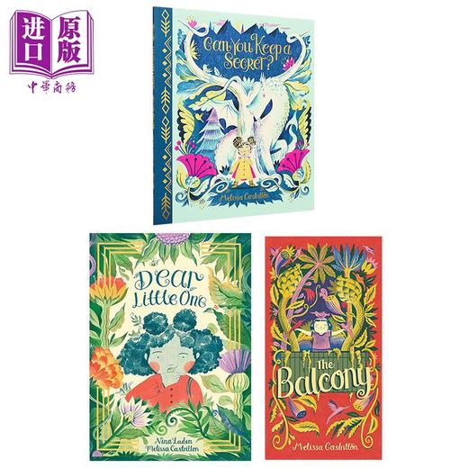 【中商原版】Melissa Castrillon 大自然动植物英文故事绘本3册 阳台The Balcony Can You Keep A Secret Dear Little One  商品图1