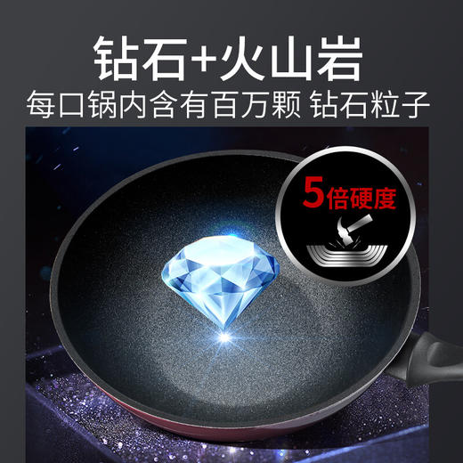 FLONAL珐琅钻石32cm炒锅套装(含硅胶铲） 商品图2