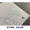 【大彩图】佚名工笔画白描底稿宋画小品《蜀葵图》临摹勾线花鸟线稿GH24 商品缩略图4