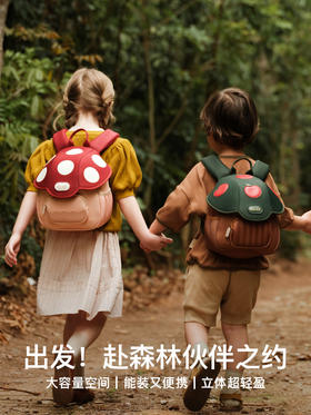 【礼盒装 户外旅行 成长礼物】zoyzoii幼儿园B50森林书包女孩儿童出游背包双肩包一年级书包入学包男童