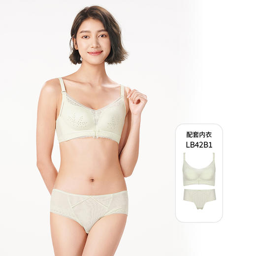 都市丽人蕾丝网布内裤女蕾丝+网布女士内裤三角内裤LP42B1 商品图1