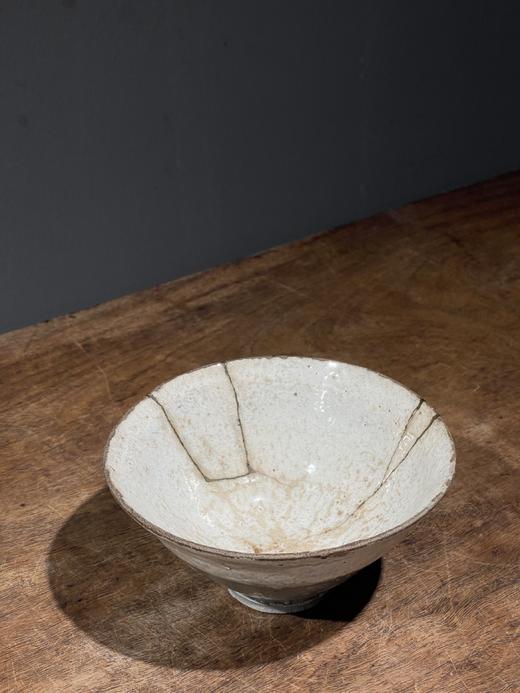 朝鲜粉引釉斗笠形茶碗，顺丰包邮 商品图2