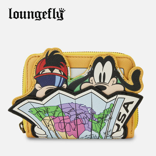 A Goofy Movie Road Trip Zip Around Wallet迪士尼高飞电影之公路旅行拉链钱包 43630 商品图0
