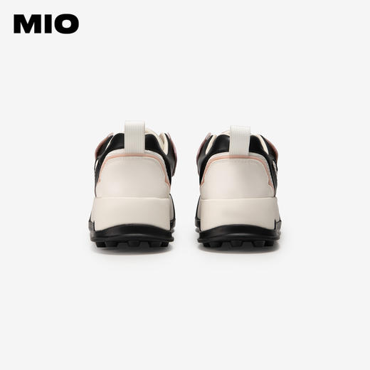 MIO米奥春季拼色厚底休闲板鞋撞色舒适显高运动女鞋M241561503 商品图4