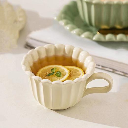 【会员礼】芝士派陶瓷咖啡杯+碟（奶白） 商品图4