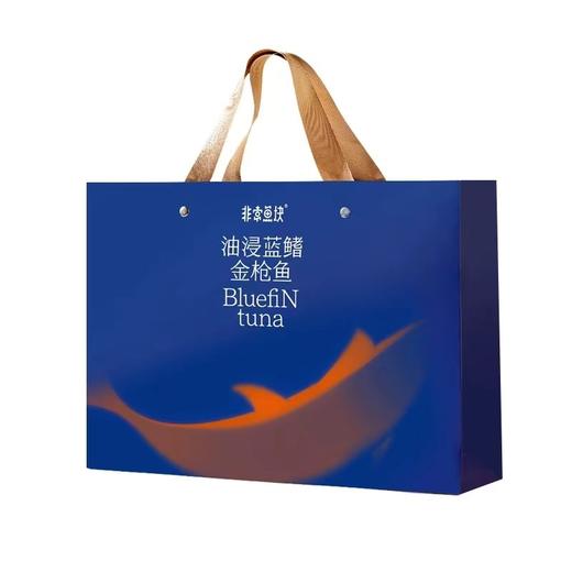 [礼盒装]非常鱼块蓝旗金枪鱼罐头85g*8罐油浸金枪鱼海鲜罐头 商品图1