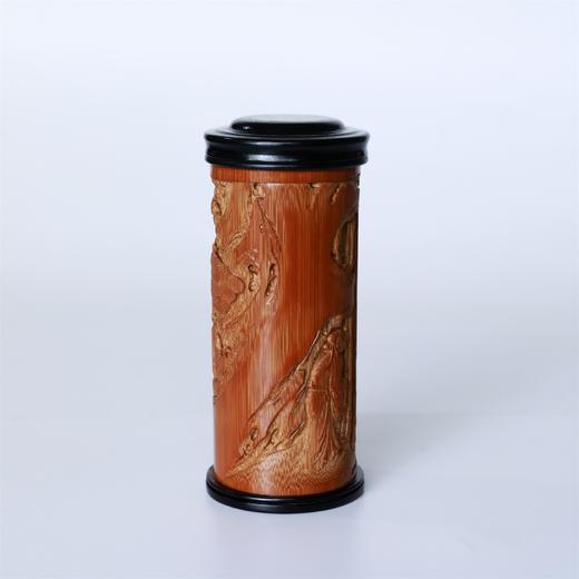 竹林七贤°竹雕茶叶罐 商品图3