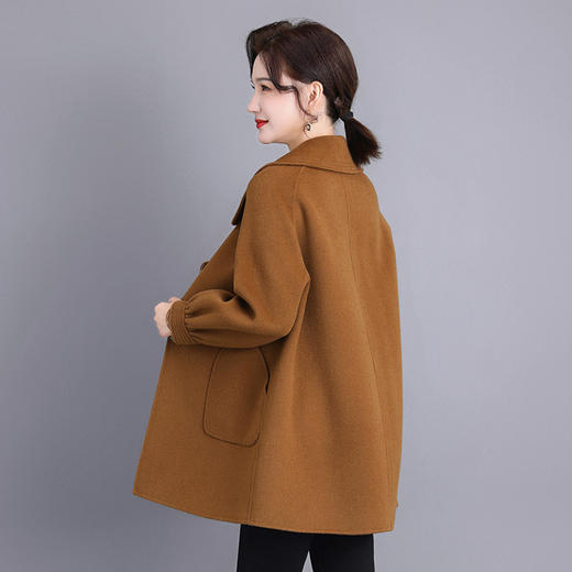 OSL 2305宽松双面羊绒大衣羊毛双面呢大衣 商品图1