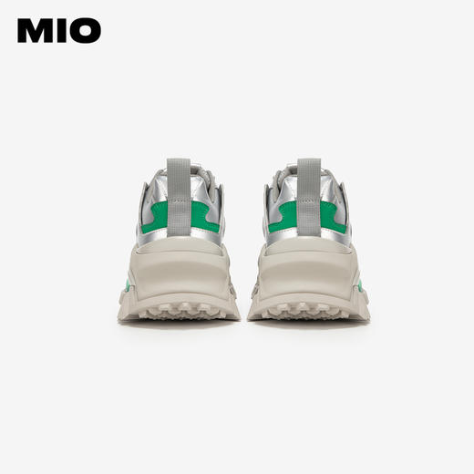 MIO米奥春季银色老爹鞋厚底时尚休闲鞋时髦舒适女鞋M241561603 商品图4