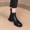 雀说超火~小个子厚底切尔西靴新款英伦风粗跟弹力短靴子AL 商品缩略图0