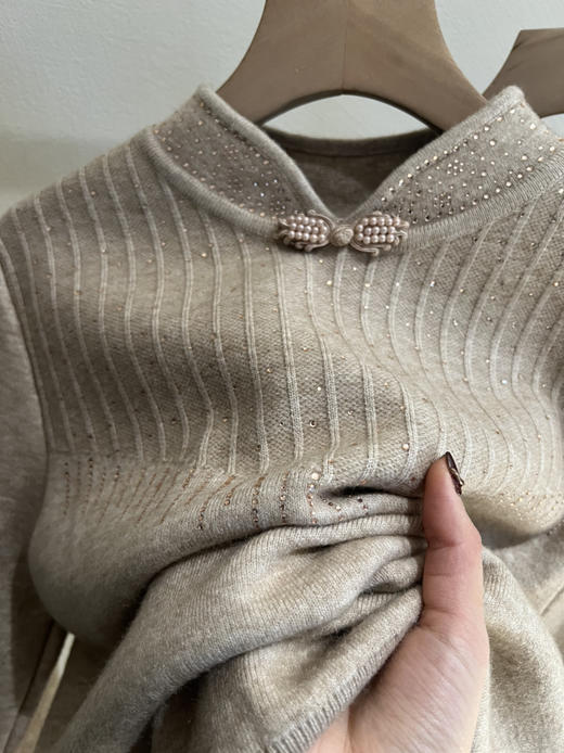 好看妈妈旗袍一体绒 商品图5