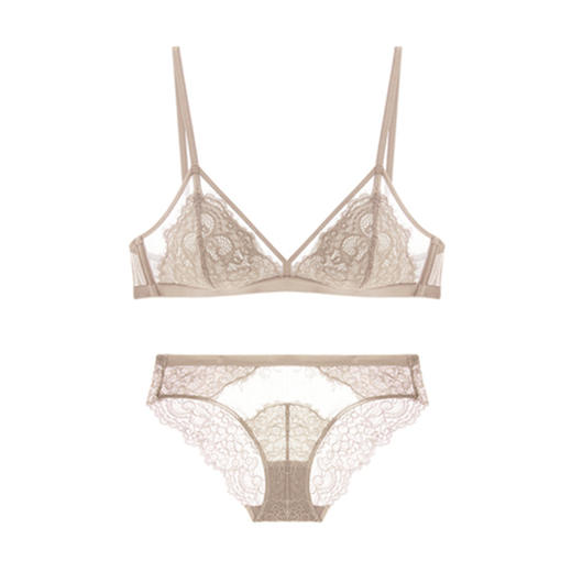 【用心调好料，呵护娇胸】红法式性感蕾丝文胸套装，舒适薄款睫毛女式内衣套装，轻盈柔软，贴合身体曲线，让您感受到无与伦比的舒适感！ 商品图6