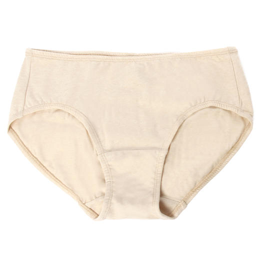 航.素道有机彩棉 棉质女士三角内裤  中腰棕色SBFE001 商品图5