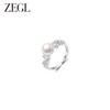 ZEGL法式人造珍珠戒指女小众设计轻奢高级感指环时尚个性食指戒子 商品缩略图3