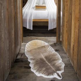 【6F】葡萄牙Abyss爱比丝灰色地毯进口纯棉地垫脚踏垫65*120cm A840