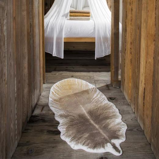 【6F】葡萄牙Abyss爱比丝灰色地毯进口纯棉地垫脚踏垫65*120cm A840 商品图0