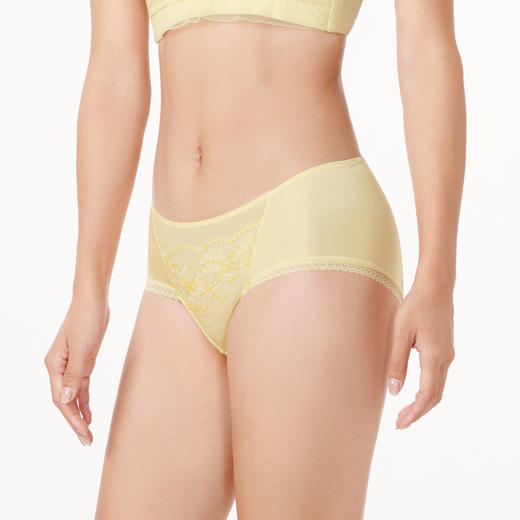 都市丽人舒软挺塑轻塑女蕾丝+双拉塑身女士内裤平角内裤LP49A2 商品图2