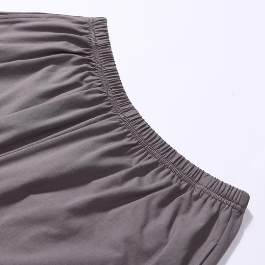 都市丽人都市锋尚生活家居春夏睡衣男32支CVC单面家居服薄款短袖短裤男士套装FH42A4 商品图7