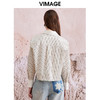 VIMAGE纬漫纪春季新款简约条纹长袖衬衫衬衣女上衣V2109711 商品缩略图4