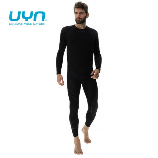 UYN 户外运动进系列自然款贴身保暖长袖衫套装透气吸汗速干运动内衣 商品图4