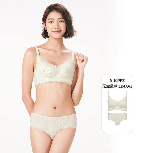 都市丽人蕾丝网布内裤女蕾丝+网布女士内裤三角内裤LP42B1 商品图2