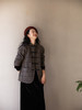 牧衣游原创 进口格纹羊毛呢混纺短外套复古新中式毛呢大衣 方长 商品缩略图0