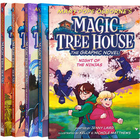 预售 【中商原版】Magic Tree House 神奇树屋7册 儿童桥梁漫画图画图像小说 英文原版 进口儿童读物 漫画故事书 6岁以上 魔法树屋