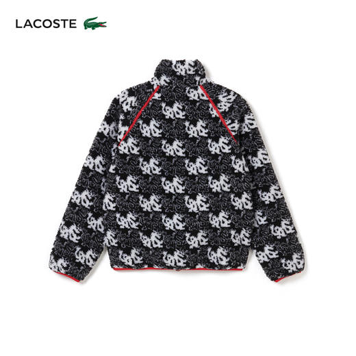 Lacoste法国鳄鱼龙年新春系列女装宽松休闲毛绒短外套BF3901-98 商品图1