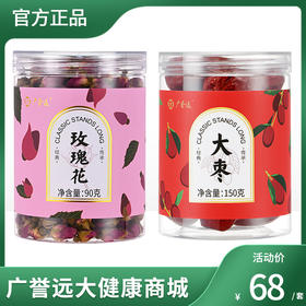 （玫瑰90g/瓶＋大枣150g/瓶）