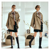 OLrain欧芮儿卡其色风衣女早春2024新款复古学院小个子宽松外套 商品缩略图4
