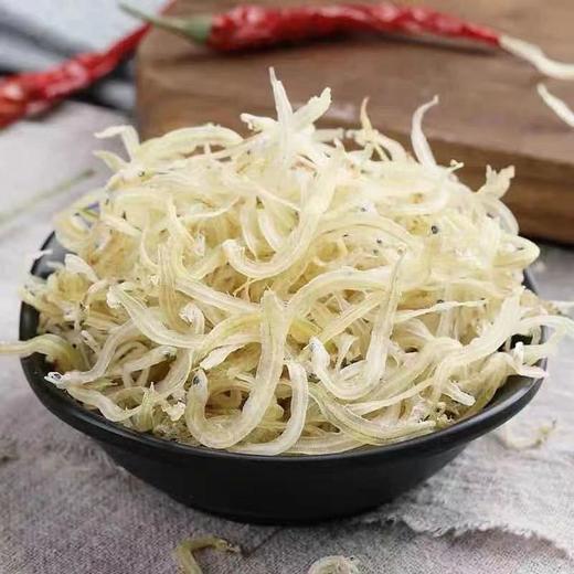【今年新货！银鱼干】野生面条鱼小鱼干小银鱼淡干银鱼海鲜干货海银鱼干面条鱼小鱼干小银鱼干银鱼海鲜干 商品图0