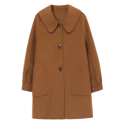 OSL 2305宽松双面羊绒大衣羊毛双面呢大衣 商品图4