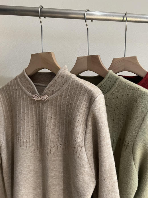 好看妈妈旗袍一体绒 商品图1