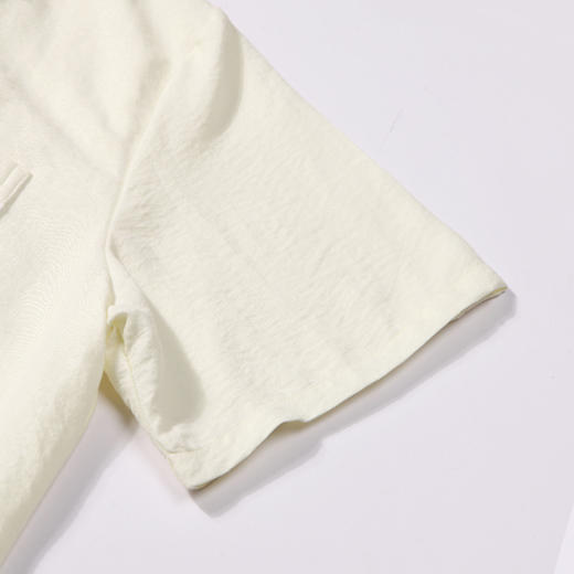 都市丽人生活家居春夏睡衣女软绵绵压花家居服薄款短袖长裤女士套装LH41C5 商品图7