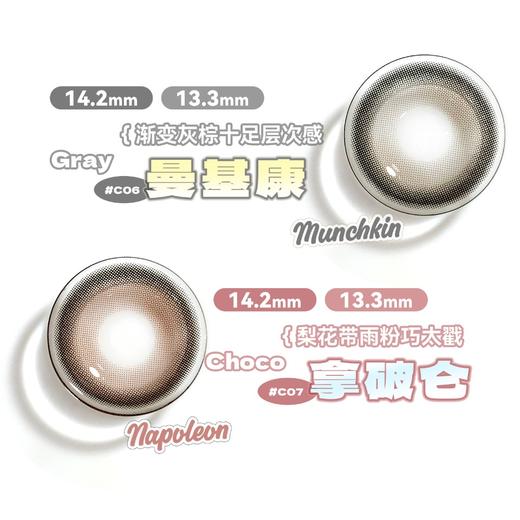 Color wink·半年抛合集  128一副 208两副  大直径亚裔混血C15上线！猫猫系列眼珠珠新品又来啦！！韩产0-1000副<一副两片> 商品图3