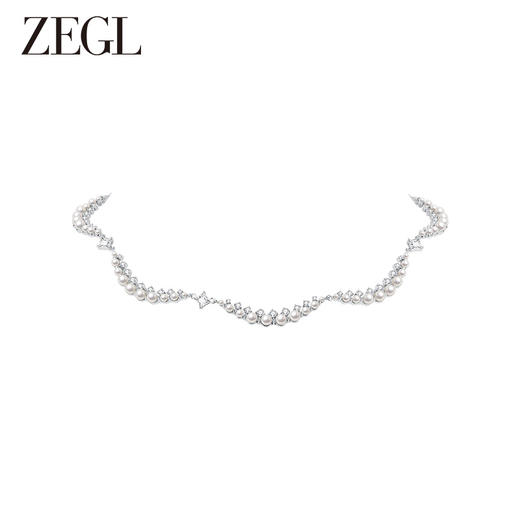 ZEGL设计师法式人造珍珠项链女秋冬2023新款爆款轻奢高级感锁骨链 商品图0