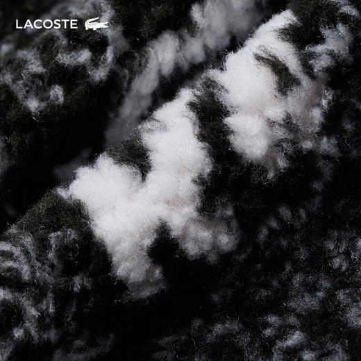 Lacoste法国鳄鱼龙年新春系列女装宽松休闲毛绒短外套BF3901-98 商品图4