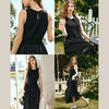 OLrain欧芮儿黑色连衣裙女早春2024新款高级质感拼接背心小黑裙 商品缩略图2