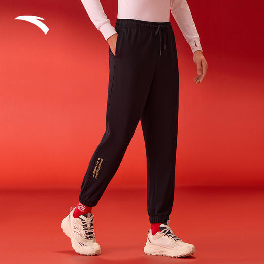 【M断码】安踏新年款好事发生丨新年款针织运动长裤男冬季百搭束脚卫裤152418325【库存有限，如无货将做退款，介意慎拍！】 商品图0