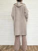 TYNVIE 荷叶边连帽针织大衣-灰色 商品缩略图8