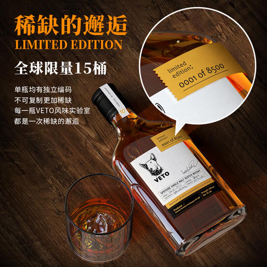 VETO苏格兰进口洋酒斯佩塞单一麦芽威士忌350ml No.10 商品图5