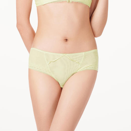 都市丽人蕾丝网布内裤女蕾丝+网布女士内裤三角内裤LP42B1 商品图5