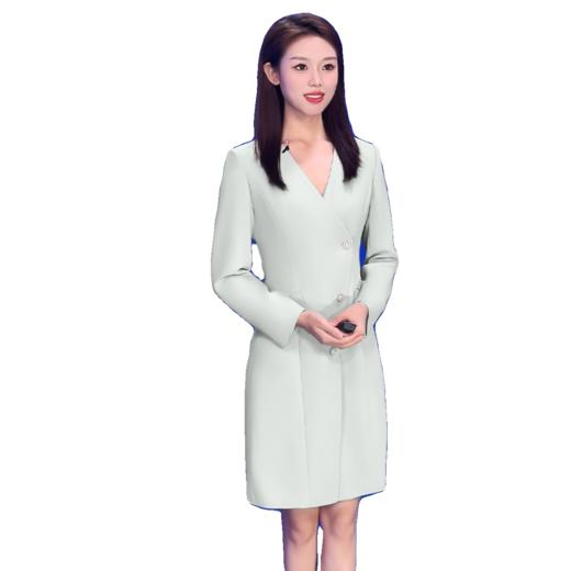 IWY/浅绿色主持人礼服商务正装Q13303 商品图4