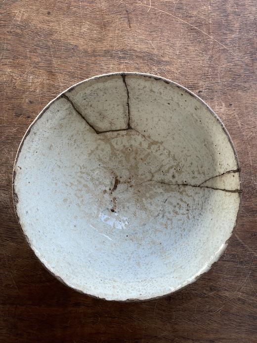 朝鲜粉引釉斗笠形茶碗，顺丰包邮 商品图6