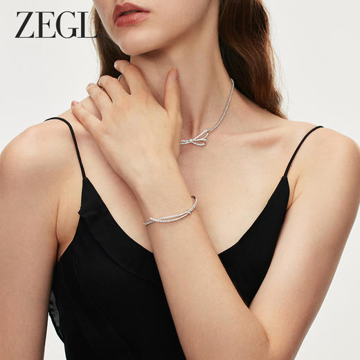 ZEGL设计师手镯闺蜜女生手链轻奢小众精致2023年新款冷淡风手饰品 商品图3