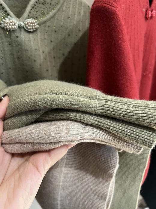 好看妈妈旗袍一体绒 商品图11