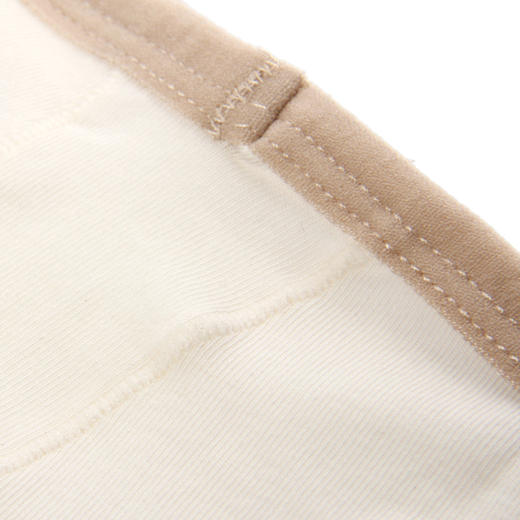 航 素道有机彩棉 提臀塑身平角裤白色 SBFE002 商品图4